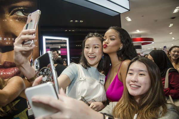 Rihanna Visits Southeast Asia to Celebrate Fenty Beauty & Fans Go Wild