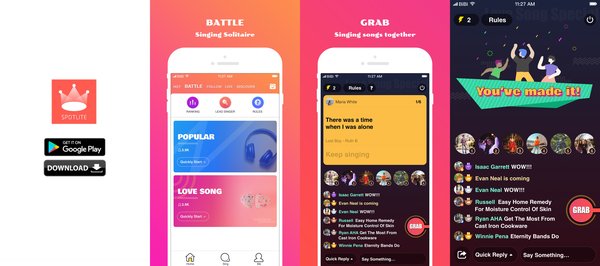 Singing app of Spotlite employs robots as judge for online games