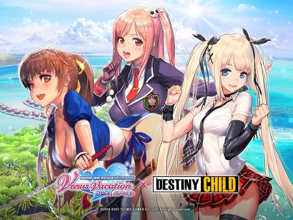 "Destiny Child" Celebrates its Six-Month Anniversary with the New "DEAD OR ALIVE Xtreme Venus Vacation" Collaboration