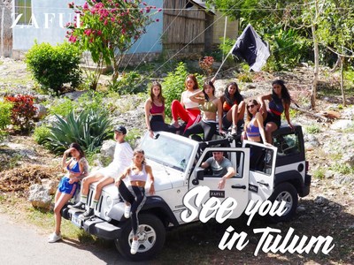 ZAFUL held the "See you in Tulum" campaign, giving lucky fans a chance to visit Mexico with 8 ZAFUL influencers