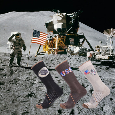 EnerWear® Celebrates the 50th Anniversary of the First Mission to the Moon with Limited Edition "Lunar Lander" Socks