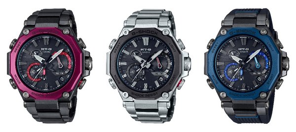 Casio to Release MT-G Series Watches with Newly Developed Dual Core Guard Structure