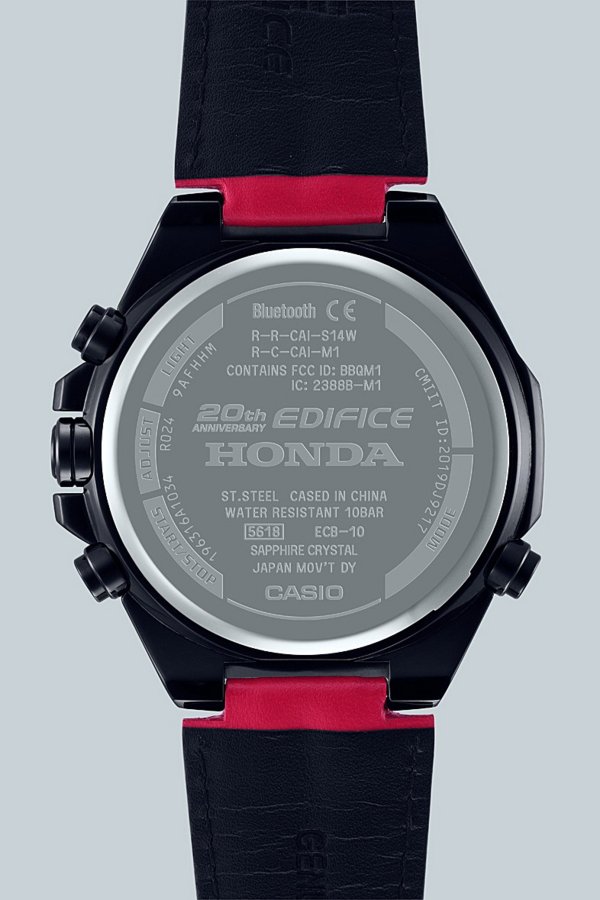 Casio to Release Collaboration Model with Honda Racing to Celebrate 20th Anniversary of EDIFICE