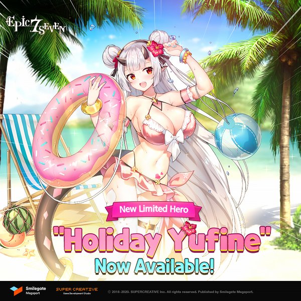 Epic Seven Releases New Limited Hero "Holiday Yufine"