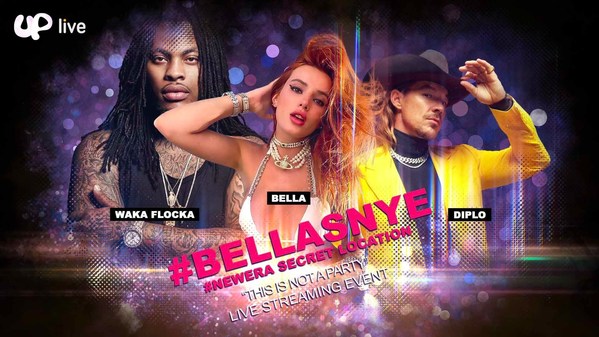 Uplive to Exclusively Livestream Bella's New Year's Eve 2021 Event Featuring Bella Thorne, Diplo, and Many More World-Renowned Celebrities and Influencers