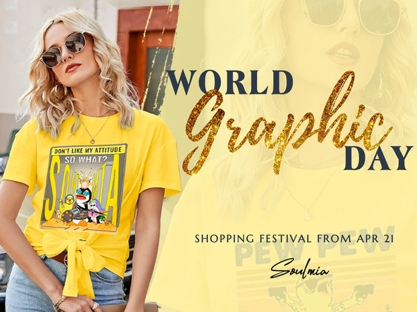 Soulmia Launched Shopping Festival to Celebrate World Graphics Day: Embrace 'Yoursoulf Zone' with Graphics