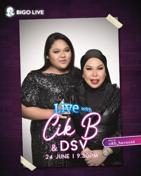 Malaysia's Cik B to Unveil Emotional Surprise for Cosmetic Tycoon, Datuk Seri Vida on Bigo Live