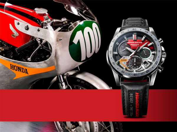 Casio to Release EDIFICE Honda Racing Limited Edition Inspired by the Legendary Honda RC162 Motorcycle