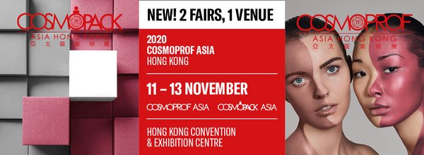 Cosmopack and Cosmoprof Asia 2020 Will Be Held under One Roof