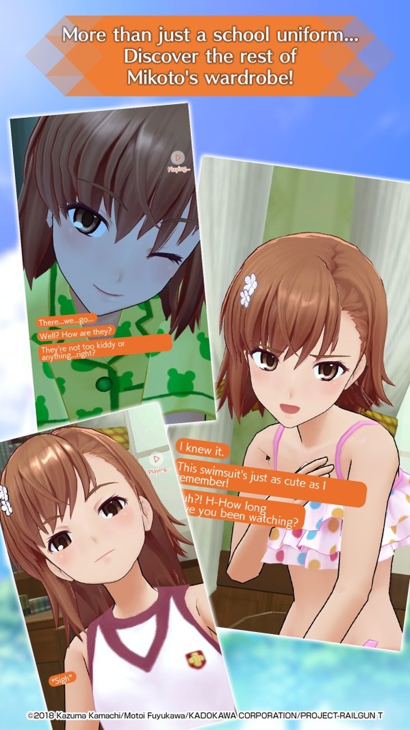 Smartphone Application Railgun: Spectrum Story Now Available