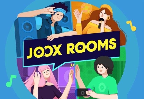 JOOX unveils new socially interactive ROOMS feature that allows live audio/video group chat, games and music sharing all at the same time