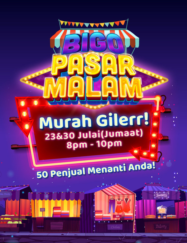 Bigo Live Brings the Night Market Home with "Bigo Pasar Malam"