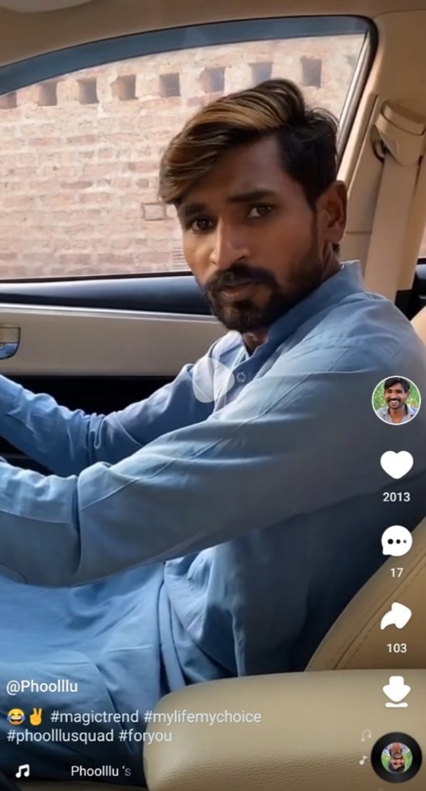 Phoollu, Pakistani farmer with millions of fans, just joined SnackVideo