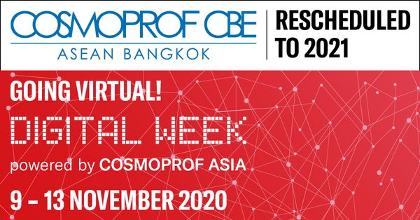 Cosmoprof CBE ASEAN Reschedules its First Edition to September 2021