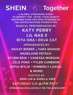 Global Online Retailer SHEIN Announces SHEIN TOGETHER Featuring Headlining Performances By Katy Perry And Lil Nas X