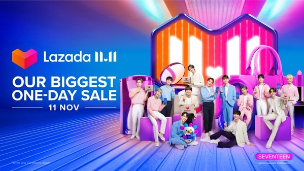 Lazada welcomes leading K-pop superstars SEVENTEEN as first regional Happiness Ambassadors