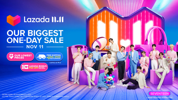 Lazada welcomes leading K-pop superstars SEVENTEEN as first regional Happiness Ambassadors