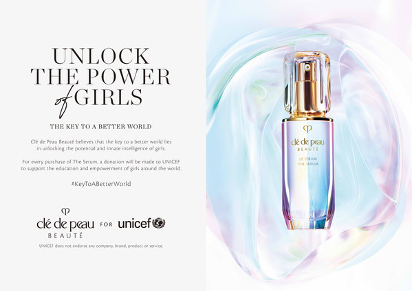 CLÉ DE PEAU BEAUTÉ EMBARKS ON ITS THIRD YEAR IN PARTNERSHIP WITH UNICEF WHICH IS REACHING 7.9 MILLION GIRLS THROUGH EDUCATION AND LEARNING FOR EMPLOYMENT AND EMPOWERMENT