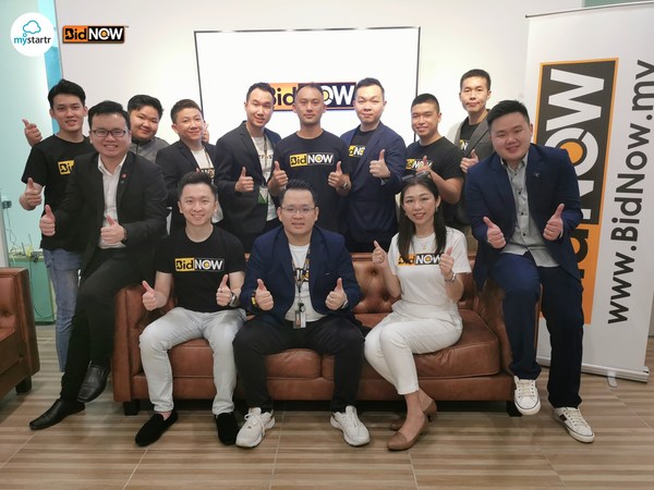 Malaysian Largest Auction Technology Platform - Bidnow Raises US$ 1.3 Mil from 470 Investors through Second-Round ECF on MyStartr