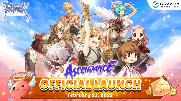 GRAVITY GAME HUB ANNOUNCES THE OFFICIAL LAUNCH OF RAGNAROK ONLINE ASCENDANCE