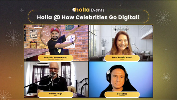 Holla Helps Celebrities Go Digital