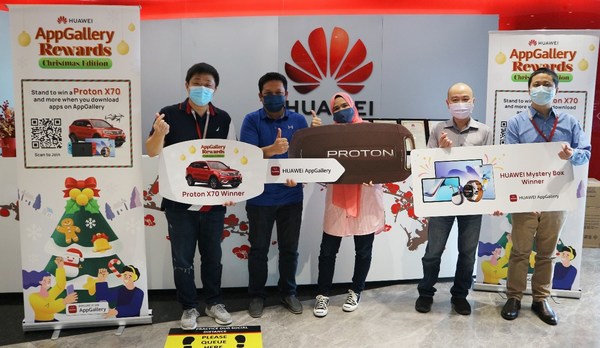 Huawei Announces AppGallery Christmas Rewards Winners with Prizes Worth Over RM250,000