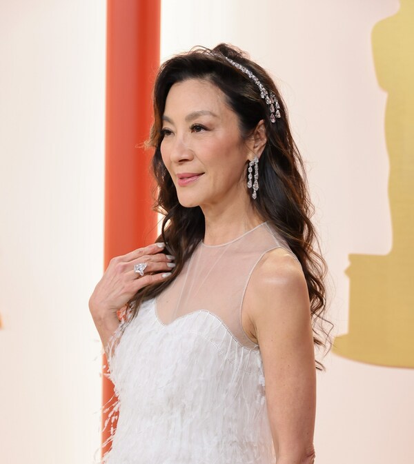 Best Actress Michelle Yeoh in Moussaieff at Oscars 95th Academy Awards