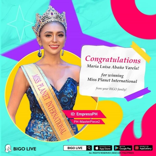 Bigo live's Host Wins Miss Planet International and Spreads Message of Change