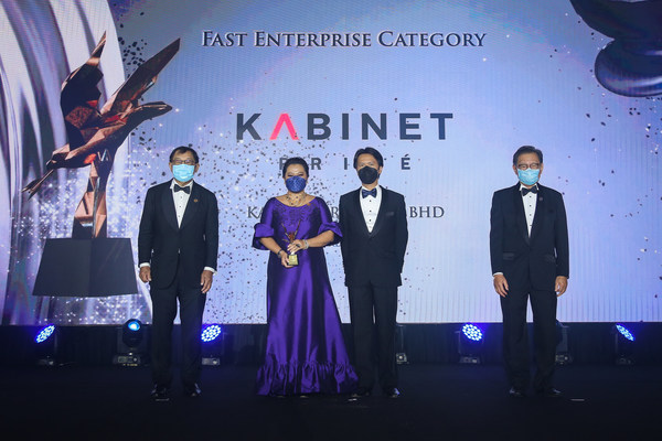 Kabinet Prive Sdn Bhd Won the Asia Pacific Enterprise Awards 2022 Malaysia Under Fast Enterprise Category