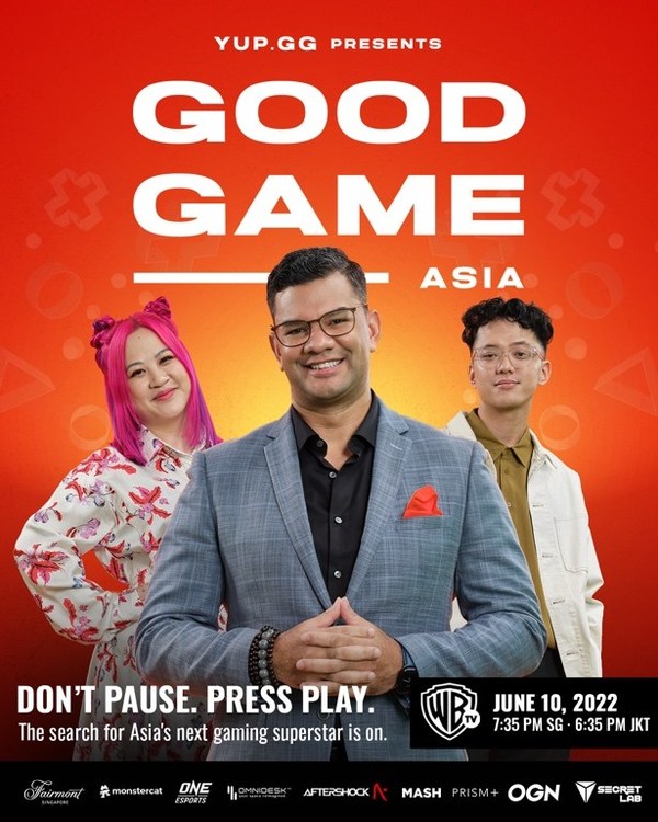 Good Game Asia, World's First Live Gaming Reality TV Show, Premieres 10 June on Warner TV