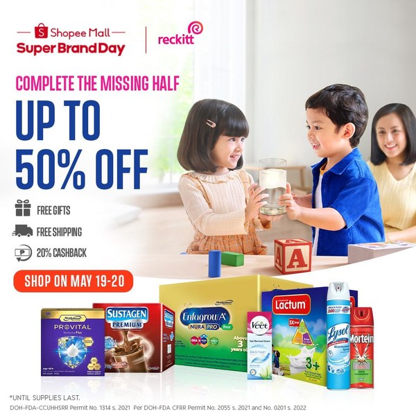 Help Complete #TheMissingHalf with up to 50% Off from Reckitt and Shopee