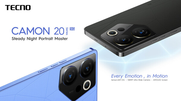 TECNO Launches CAMON 20 Series with Advanced Sensor-Shift OIS Anti-shaking Technology