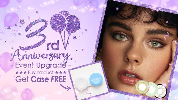 Unicoeye Holds the 3rd Anniversary Celebration for Colored Contact Lenses Lovers