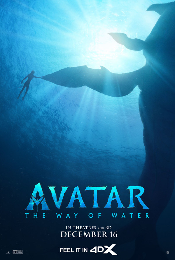 20th Century Studios, Lightstorm Entertainment and James Cameron's AVATAR: THE WAY OF WATER Dives Into Visually Immersive ScreenX and Multi-Sensory 4DX Theaters