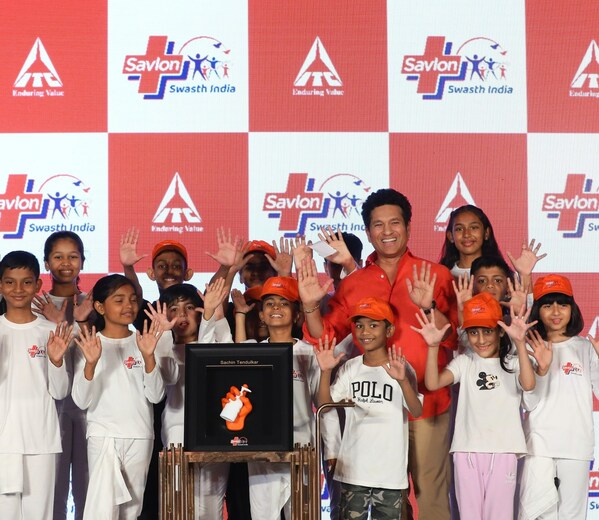 Savlon Swasth India announces Sachin Tendulkar as the World's First 'Hand Ambassador' to inspire billions to wash hands