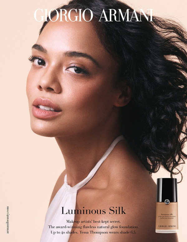 ARMANI BEAUTY ANNOUNCING TESSA THOMPSON AS THE NEWEST BEAUTY FACE