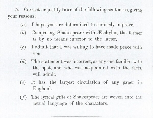 110 years of Cambridge English exams