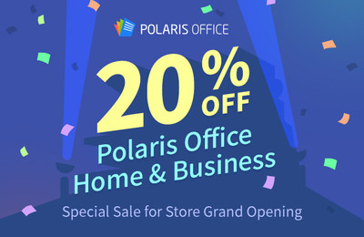 Polaris Office Launches 'Global Store' and Offers Promo Discount in Celebration of the Store Launch