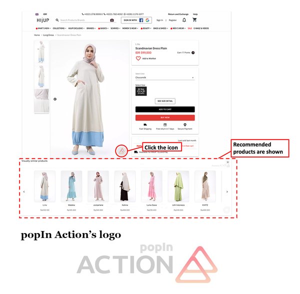 Simultaneous Adoption in 10 Countries and Regions popIn Launches popIn Action, a Recommendation Service Utilizing Image Recognition Technology for E-commerce