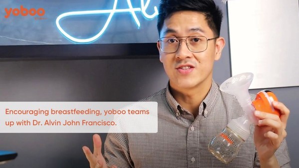 Encouraging breastfeeding, yoboo teams up with Dr. Alvin John Francisco