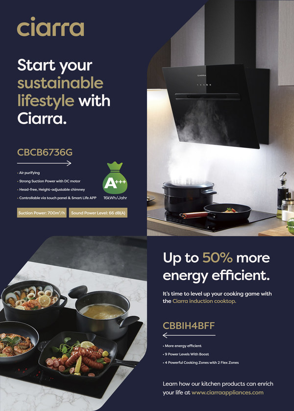 Ciarra Appliances Unveils a New Look