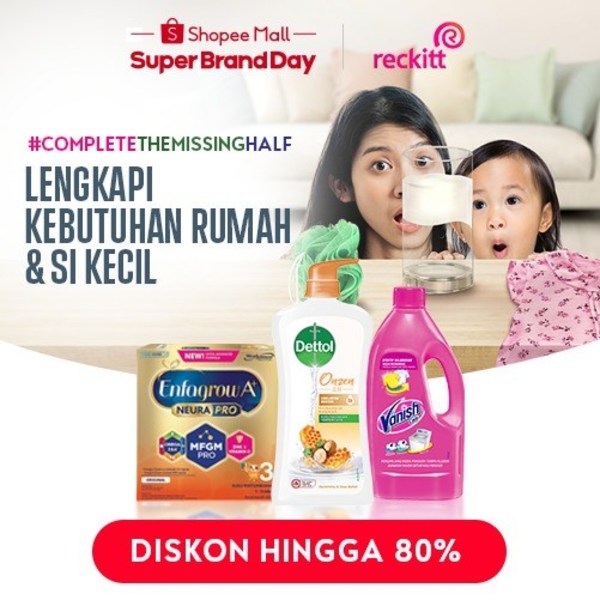 Complete Your Home & Little One Needs with Reckitt & Shopee