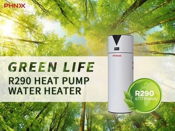 PHNIX Launched A New Inverter All-in-one Air Source Heat Pump Water Heater Using Propane (R290) Refrigerant