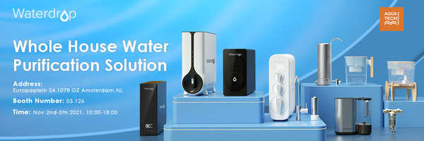 Leading Water Purification Brand in North America - Waterdrop Debuts at The Aquatech Amsterdam Exhibition, and Opens The New Era of Intelligent Water Filter