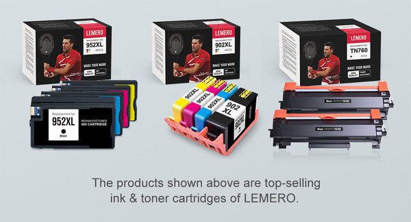 The Printer Cartridge Brand - LEMERO Announces Novak Djokovic as Brand Ambassador