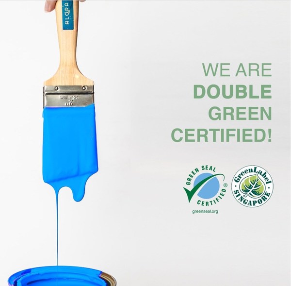 Alora is the First Singapore-Based Paint Company to Earn U.S. Green Seal Certification