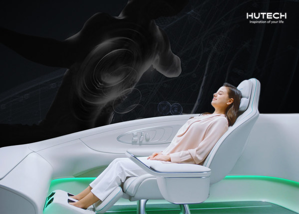 [CES 2022] Hutech's Massage Chair, With Innovative Technology 'Sonic Wave Presents the Future Direction of the Mobility Industry