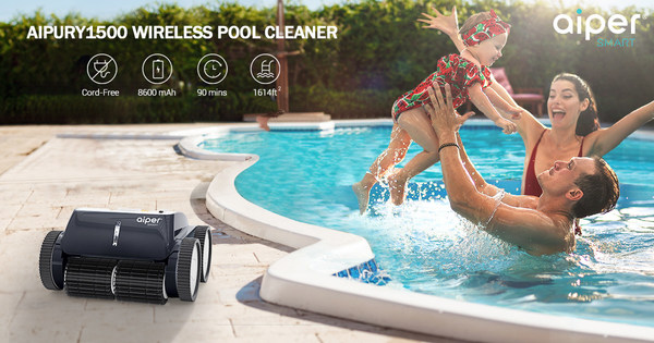 AIPURY1500 of Aiper Smart, The First Automated Pool Cleaner To Apply Three-Axis Technology