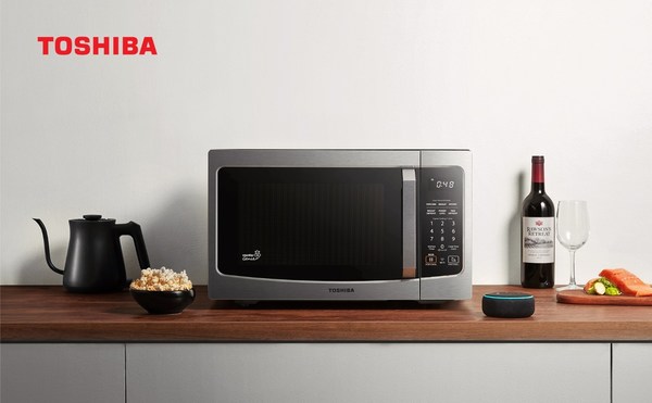 Toshiba's 2021 Category Bestseller Smart Counter Microwave Oven Offers a Futuristic Interactive Hands-free Kitchen Experience