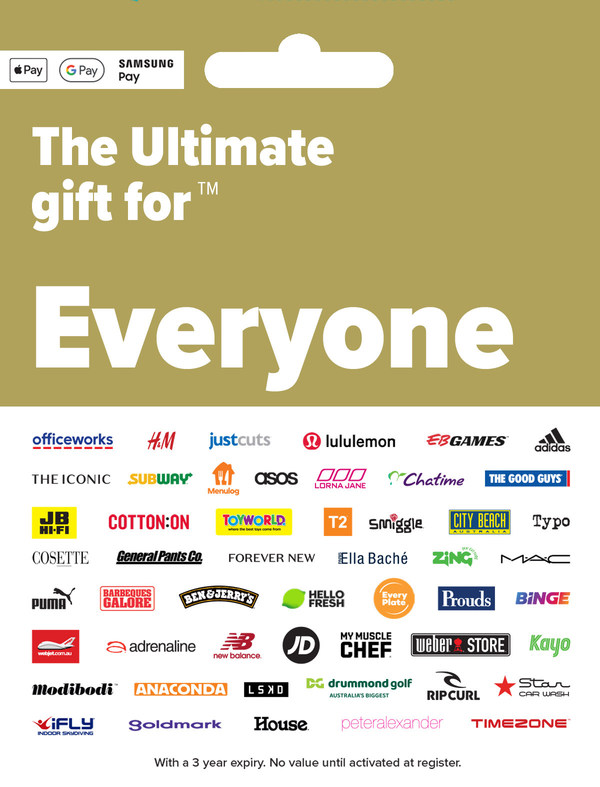 BLACKHAWK NETWORK LAUNCHES ULTIMATE GIFT CARD FOR EVERYONE